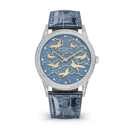 Patek Philippe Calatrava 5077G Pictures in Relief / Birds and Clouds 5077/101G-010