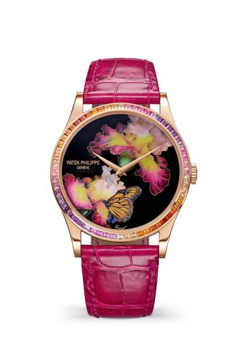 Patek Philippe Calatrava 5077 Rose Gold / Pink Butterfly 5077/356R-001