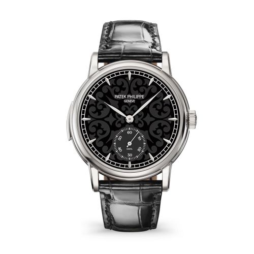 Patek Philippe Minute Repeater 5078 White Gold / Arabesque Enamel 5078G-010