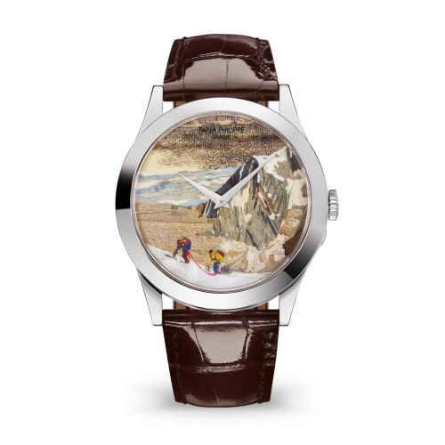 Patek Philippe Calatrava 5089 Swiss Alps / Roped Alpinists 5089G-059
