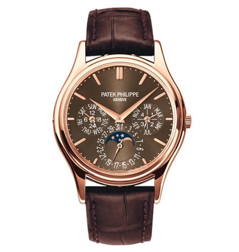 Patek Philippe Perpetual Calendar 5140 Rose Gold Brown 5140R-001