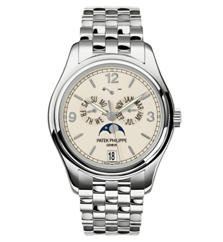 Patek Philippe Annual Calendar 5146 White Gold / Cream / Bracelet 5146/1G-001