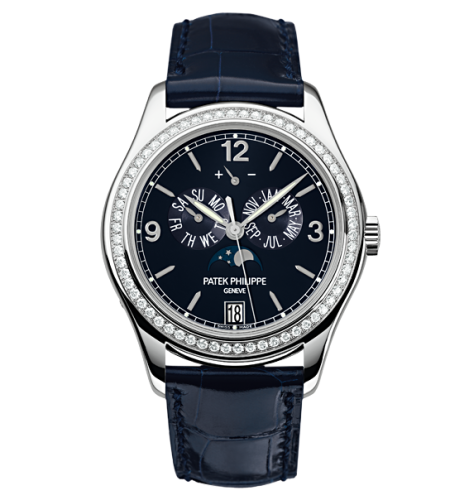 Patek Philippe Annual Calendar 5147 White Gold / Navy Blue 5147G-001