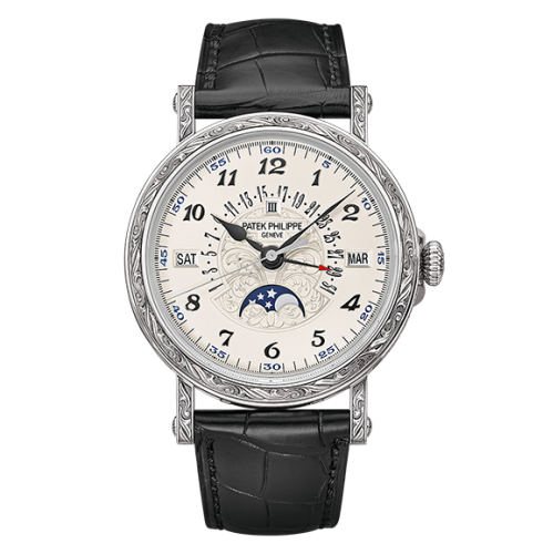 Patek Philippe Perpetual Calendar 5160 White Gold / Silver 5160/500G-001