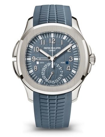 Patek Philippe Aquanaut Travel Time 5164 White Gold / Blue 5164G-001
