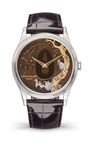 Patek Philippe Calatrava 5177 Tsuba – Bird and Branches 5177G-029