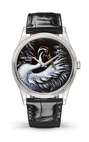 Patek Philippe Calatrava 5177 Red-Crowned Cranes 5177G-033