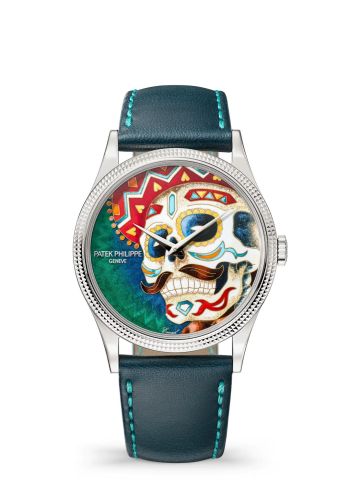 Patek Philippe Calatrava 5177 White Gold / Man with a Mustache 5177G-057