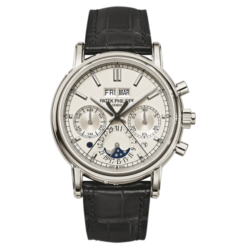 Patek Philippe Perpetual Calendar Split-Seconds Chronograph 5204 Platinum / Silver 5204P-010