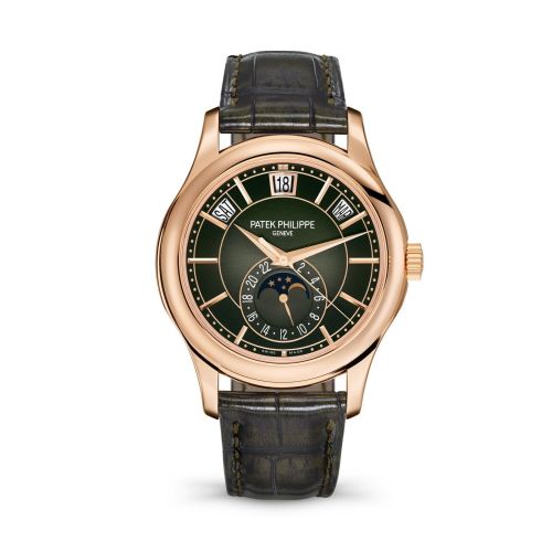 Patek Philippe Annual Calendar 5205 Rose Gold / Green 5205R-011