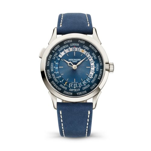 Patek Philippe World Time 5230 Platinum / Blue 5230P-001