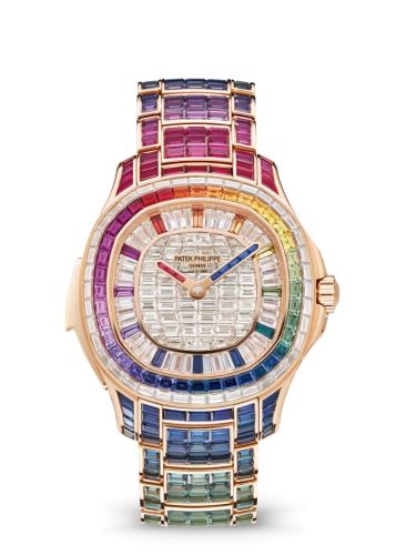 Patek Philippe Aquanaut Luce Minute Repeater Rose Gold - Rainbow / Baguette / Bracelet 5260/1455R-001
