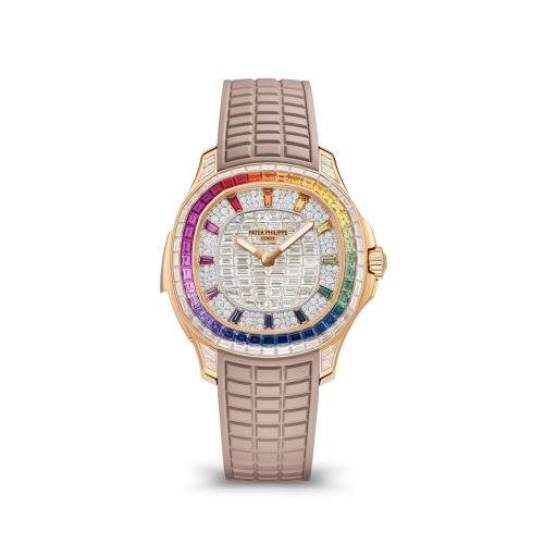 Patek Philippe Aquanaut Luce Minute Repeater Rose Gold - Rainbow / Baguette 5260/355R-001