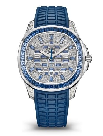 Patek Philippe Aquanaut Luce Self-Winding White Gold - Sapphire / Checkerboard 5268/461G-001