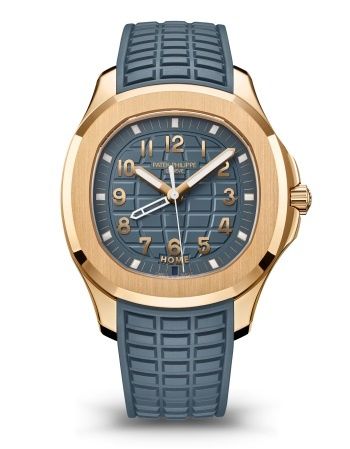 Patek Philippe Aquanaut Travel Time Rose Gold / Blue 5269R-001
