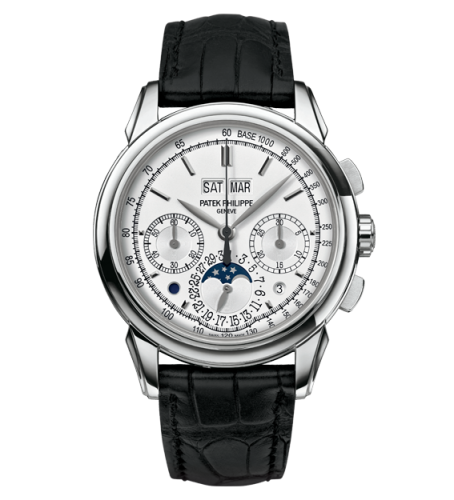 Patek Philippe Perpetual Calendar Chronograph 5270 White Gold / Tachymeter Double Chin 5270G-013