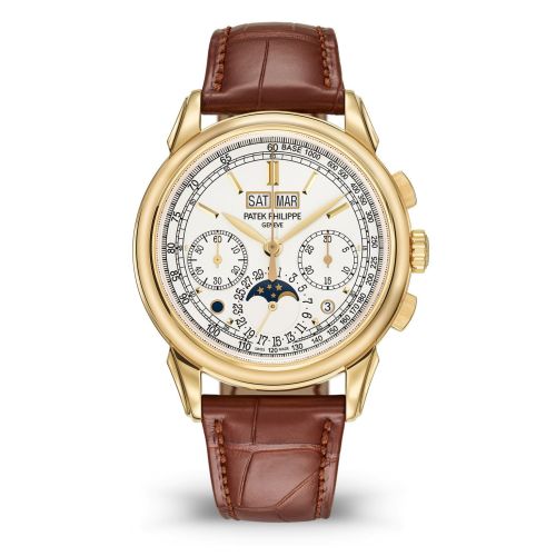 Patek Philippe Perpetual Calendar Chronograph 5270 Yellow Gold / Silver 5270J-001