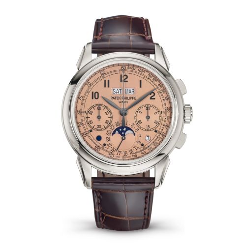 Patek Philippe Perpetual Calendar Chronograph 5270 Platinum / Salmon 5270P-001