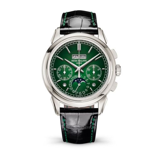 Patek Philippe Perpetual Calendar Chronograph 5270 Platinum / Green 5270P-014
