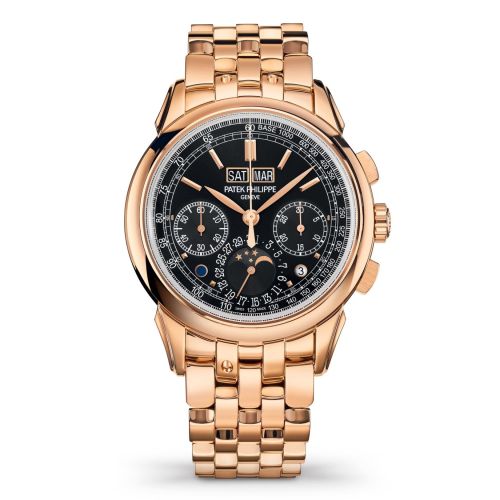 Patek Philippe Perpetual Calendar Chronograph 5270 Rose Gold / Black / Bracelet 5270/1R-001
