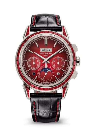 Patek Philippe Perpetual Calendar Chronograph 5271 Platinum - Ruby / Red 5271/12P-010