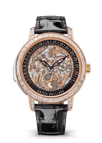 Patek Philippe Minute Repeater Perpetual Calendar 5304 Rose Gold / Skeleton 5304/301R-001