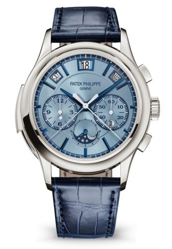 Patek Philippe Minute Repeater Split-Seconds Chronograph Perpetual Calendar White Gold / Ice Blue 5308G-001
