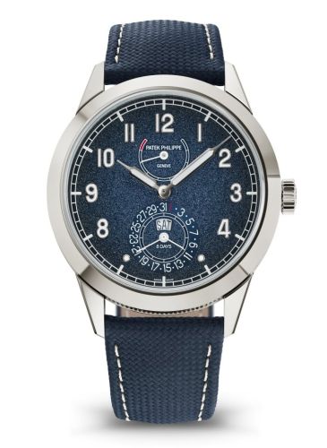 Patek Philippe Calatrava 8-Day White Gold / Blue 5328G-001
