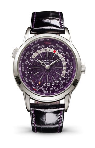 Patek Philippe World Time Date 5330 White Gold / Plum / Tokyo 2023 5330G-010