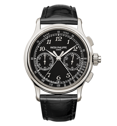 Patek Philippe Split-Seconds Chronograph 5370 Platinum / Black 5370P-001