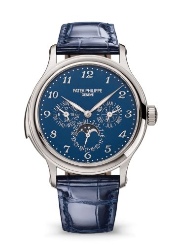 Patek Philippe Minute Repeater Perpetual Calendar 5374 White Gold / Blue 5374G-001