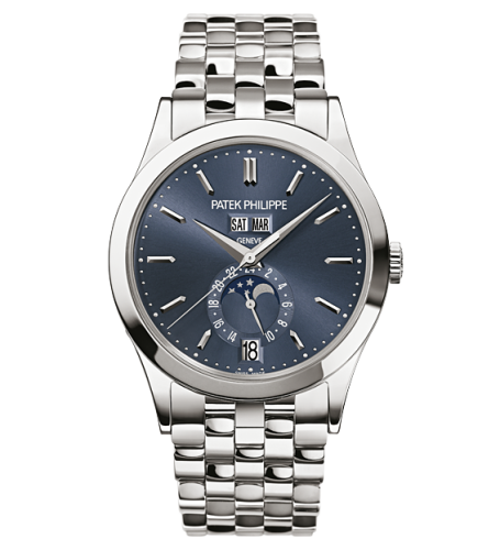 Patek Philippe Annual Calendar 5396 White Gold Blue Bracelet 5396/1G-001