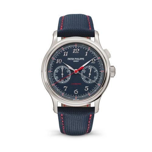 Patek Philippe Monopusher Chronograph 5470 Platinum / Blue 5470P-001