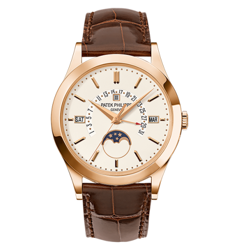 Patek Philippe Perpetual Calendar 5496 Rose Gold / Silver 5496R-001