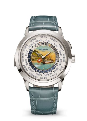 Patek Philippe World Time Minute Repeater White Gold / Lake Geneva Steamboat 5531G-001