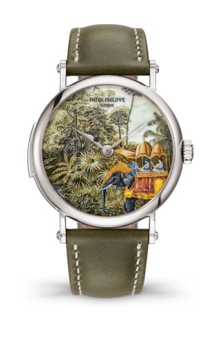 Patek Philippe Tourbillon Minute Repeater 5538 Jungle in Bengal 5538G-018