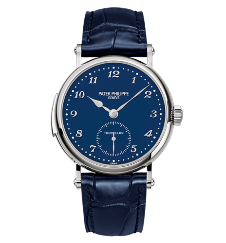 Patek Philippe Tourbillon Minute Repeater 5539 White Gold / Blue 5539G-010