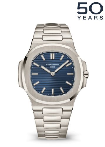 Patek Philippe Nautilus 50th Anniversary 5610 Platinum / Blue 5610/1P-001