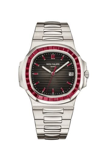 Patek Philippe Nautilus 5711 Platinum - Ruby / Grey 5711/112P-001