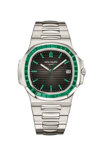 Patek Philippe Nautilus 5711 Platinum - Emerald / Grey 5711/113P-001