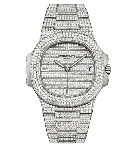 Patek Philippe Nautilus 5719 White Gold Full Diamond 5719/1G-001