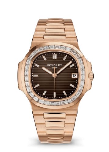 Patek Philippe Nautilus 5723 Rose Gold - Diamond / Brown 5723/1R-010