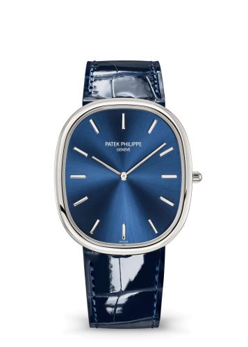 Patek Philippe Golden Ellipse 5738 Platinum / Blue 5738P-001