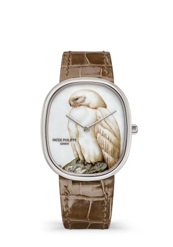Patek Philippe Golden Ellipse 5738 White Gold / White Owl 5738/50G-048