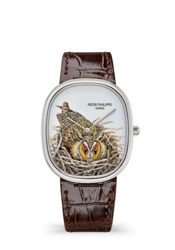 Patek Philippe Golden Ellipse 5738 White Gold / Brown Owl 5738/50G-049