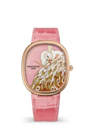 Patek Philippe Golden Ellipse 5738 Rose Gold / White Peacock 5738/50R-023