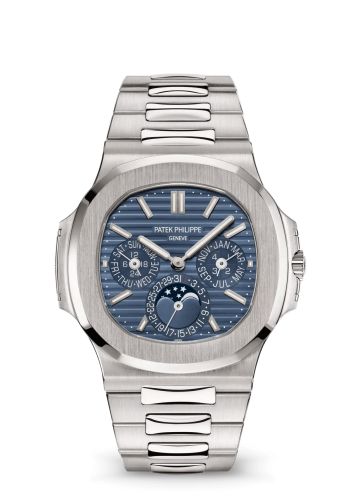 Patek Philippe Nautilus Perpetual Calendar 5740 White Gold / Blue 5740/1G-001