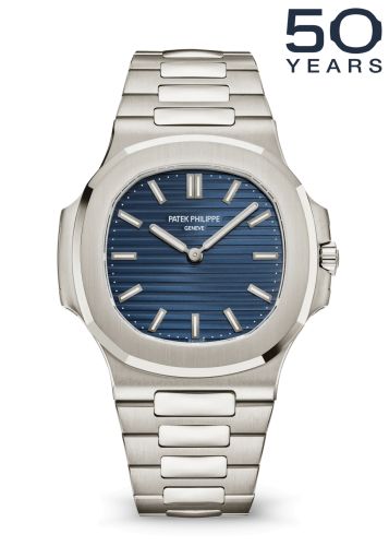 Patek Philippe Nautilus 50th Anniversary 5810 White Gold / Blue 5810/1G-001
