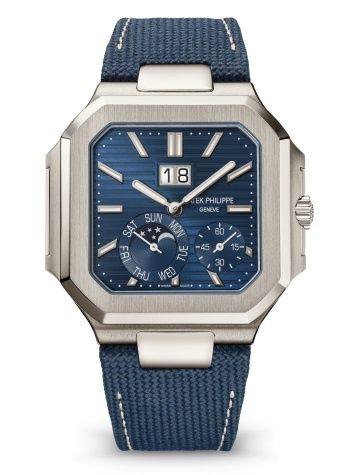 Patek Philippe Cubitus Instantaneous Grand Date Platinum / Blue 5822P-001