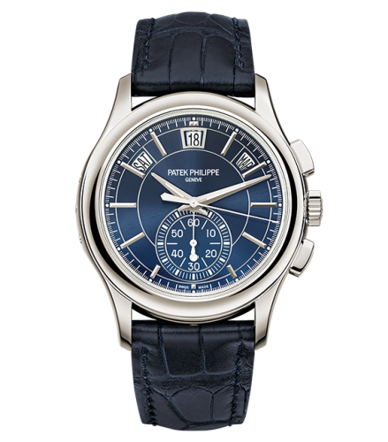 Patek Philippe Annual Calendar Chronograph 5905 Platinum / Blue 5905P-001